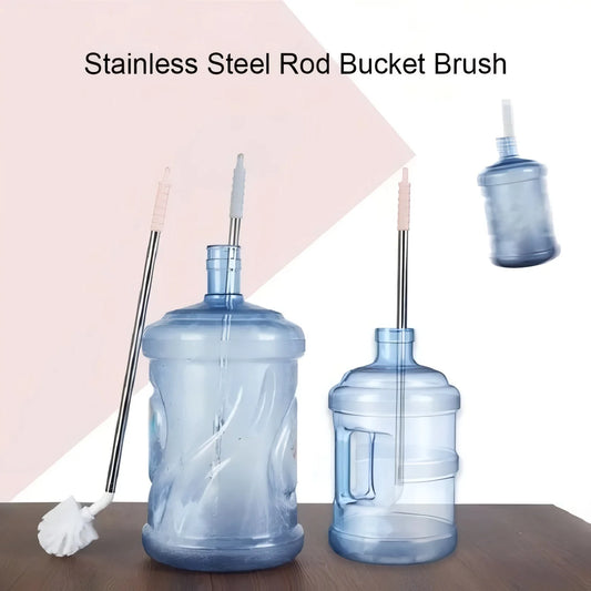 Stainless Steel Rod Bucket & Water Bottle Cleaning Brush
