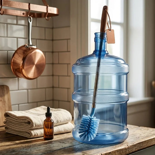 Stainless Steel Rod Bucket & Water Bottle Cleaning Brush
